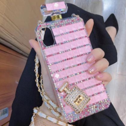 Bling Iphone 12 Pro Max Luxury Case With Strap..