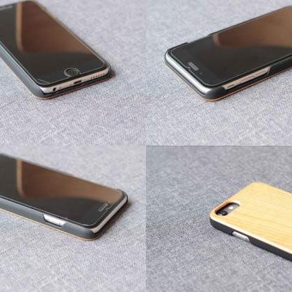 Monogram Phone Case For Iphone 13 Mini 11 X Wood..