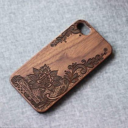 Lace Iphone Case For 13 Mini 11 X Wood Iphone Case..