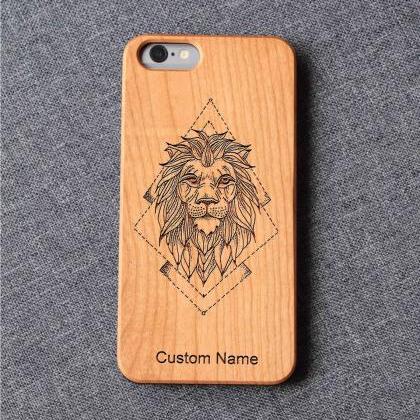 Geometric Lion Phone Case For Iphone 13 Mini 11 X..