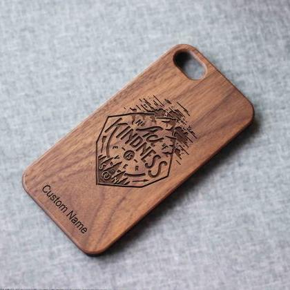 Vintage Kindness Iphone Case For 13 Mini 11 X Wood..