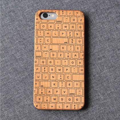 Keyboard Iphone Case For 13 Mini 11 X Wood Iphone..