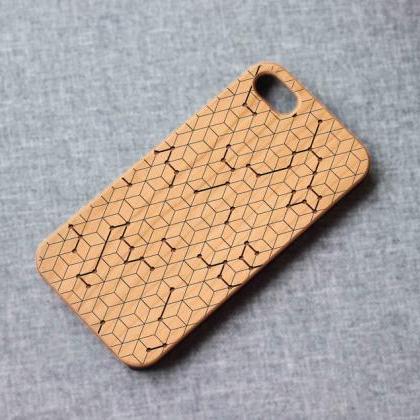 Sacred Geometry Iphone Case For 13 Mini 11 X Wood..