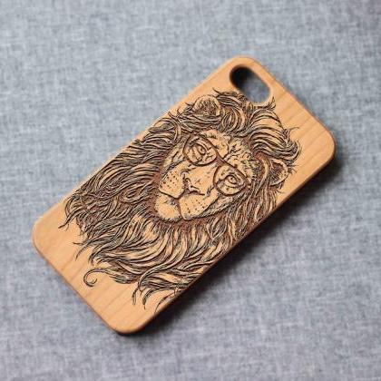 Lion Wear Glasses Phone Case For Iphone 13 Mini 11..