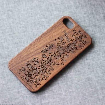 Chinoiserie Flowers Iphone Case For 13 Mini 11 X..