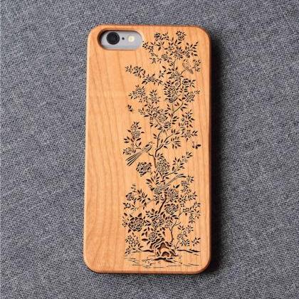 Chinoiserie Flowers Iphone Case For 13 Mini 11 X..