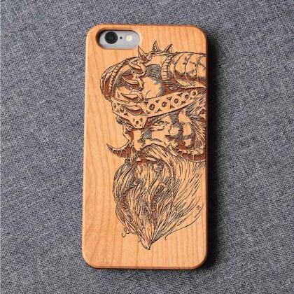Odin Phone Case For Iphone 13 Mini 11 X Wood..