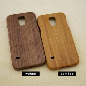 Wood Samsung Galaxy S5 case, sun Ga..