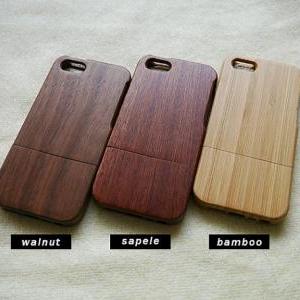 Wood iPhone 5 case, wood iPhone 5S ..