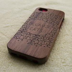 Cat Iphone 5c Case, Natural Wood Iphone 5c Case,..