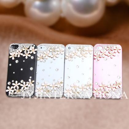 Flower Crystal Bling Case Iphone 6 Plus..