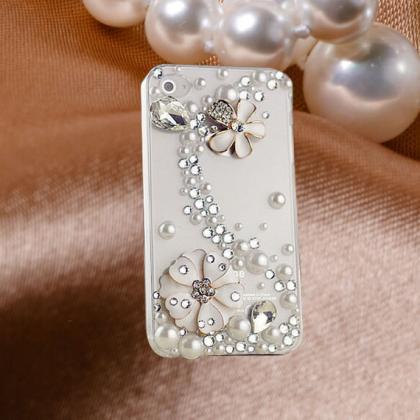 Bling Crystal Flower Case Iphone 6 Plus..
