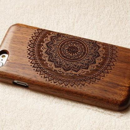 wooden iphone 6 dandelion case, iph..