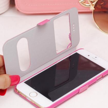 Crystal Wallet Flip Case Iphone 6 Plus Case,iphone..
