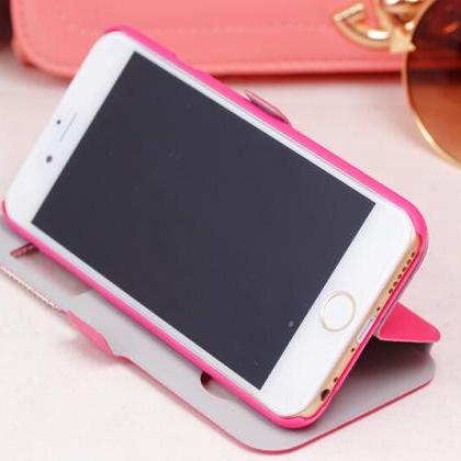 Crystal Wallet Flip Case Iphone 6 Plus Case,iphone..