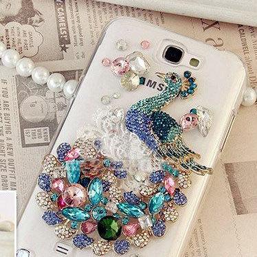 Bling Peacock Crystal Case Iphone 6 Plus..