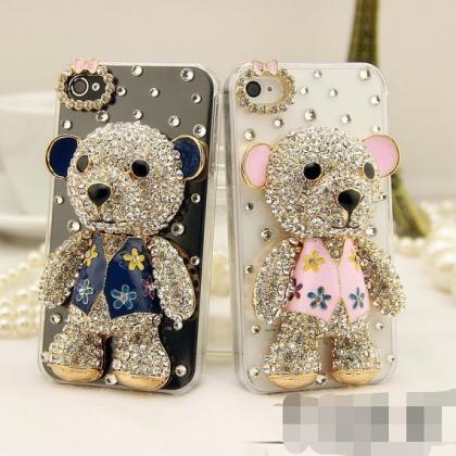 Bling Bear Crystal Case Iphone 6 Plus Case,iphone..