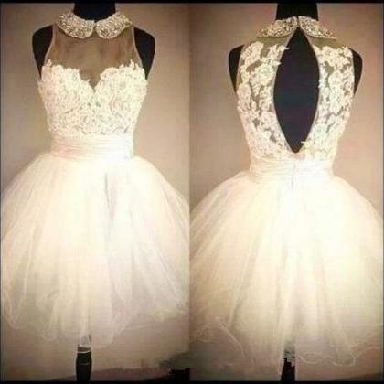 Lovely Short Ball Gown Sweetheart Short Prom Dress..