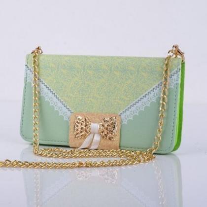 Fashion Wallet Card Holder Pu Leather Flip Cover..
