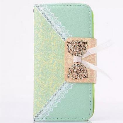 Fashion Wallet Card Holder Pu Leather Flip Cover..