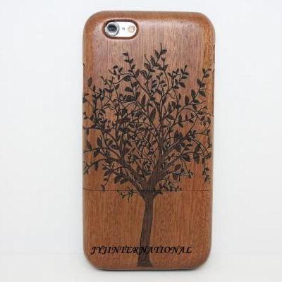 Tree sapele Case iPhone 6 pluscase,natural iphone 6 wood case - wooden iPhone 6 case
