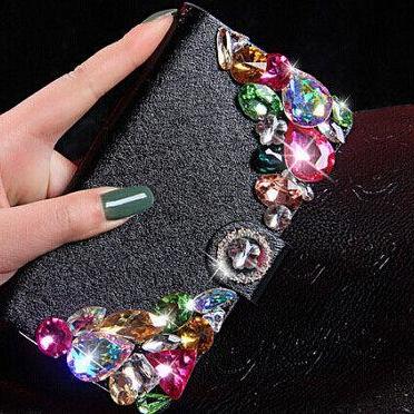 Wallet Bling crystal case iPhone 6 plus case,iphone 5/5s/5c/4s/4 ,Samsung Galaxy S3/S4/S5 cover,Samsung Note 1/2/3/4,Mega 5.8/6.3,Htc One