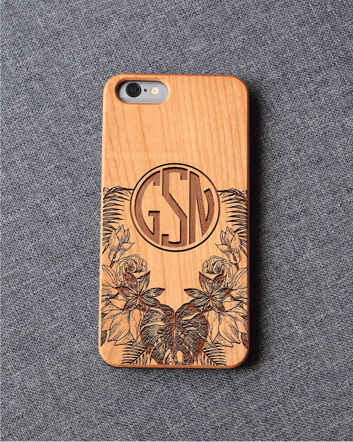 Monogram Phone Case For Iphone 13 Mini 11 X Wood Iphone Case Iphone 8 Wood Case Iphone 13 Pro Max, Iphone 12 Case