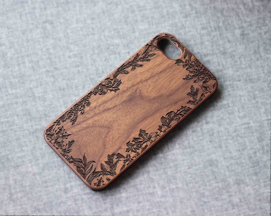 Christmas Iphone Case For 13 Mini 11 X Wood Iphone Case Iphone 12 Wood Case Iphone 13 Pro Max, Iphone 12 Case