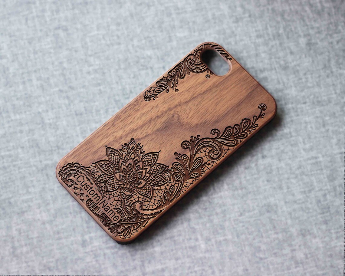 Lace Iphone Case For 13 Mini 11 X Wood Iphone Case Iphone 12 Wood Case Iphone 13 Pro Max, Iphone 12 Case
