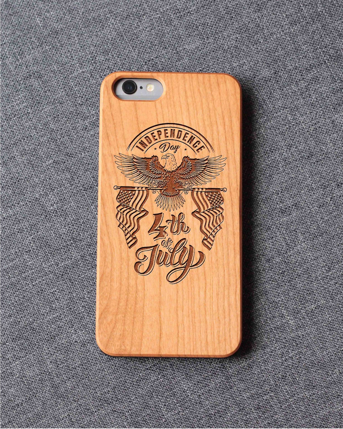 Us Independence Day Phone Case For Iphone 13 Mini 11 X Wood Iphone Case