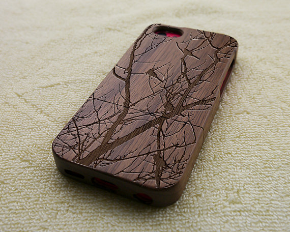 Wood Iphone 5c Case, Wooden Iphone 5c Case, Birds On Tree Iphone 5c Case, Tree Iphone 5c Case, Wooden Iphone Case
