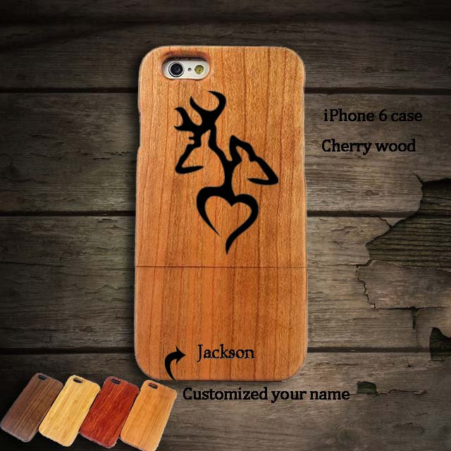 Deers Iphone 6 6 Plus 5s 5 4 4s 5c Wood Phone Case Personalized
