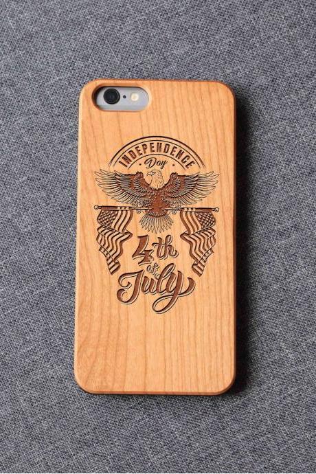 US independence day Phone case for iPhone 13 mini 11 X wood iphone case iPhone 8 wood case iPhone 13 pro max, iphone 12 case