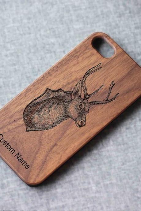 Buck Deer Iphone Case For 13 Mini 11 X Wood Iphone Case Iphone 12 Wood Case Iphone 13 Pro Max, Iphone 12 Case